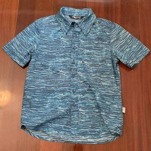 Blue Wave button up shirt